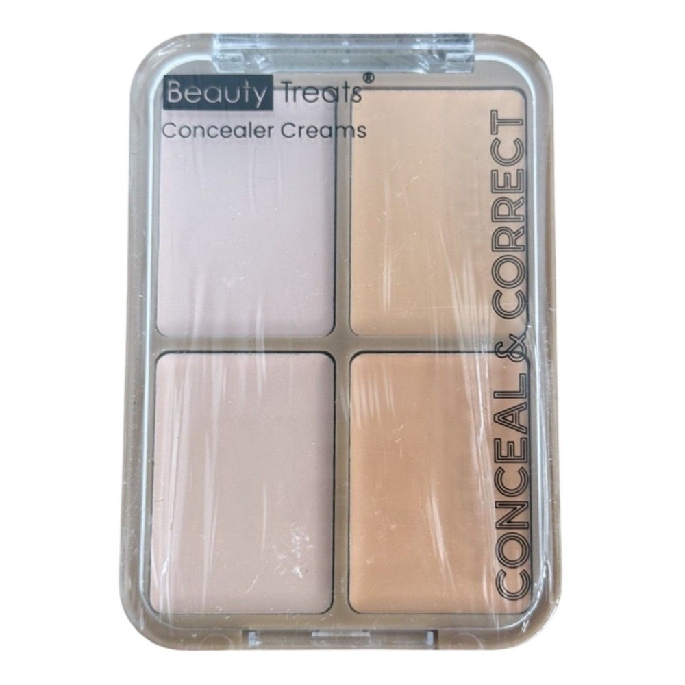 Beauty Treats Conceal & Correct Concealer Creams Palette 4 Shades 747 New